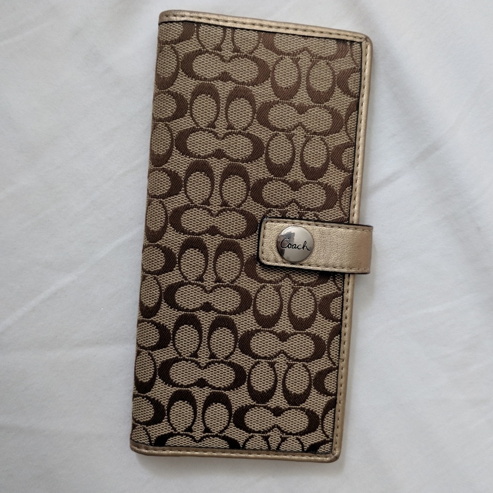Coach Wallet / Checkbook Holder
